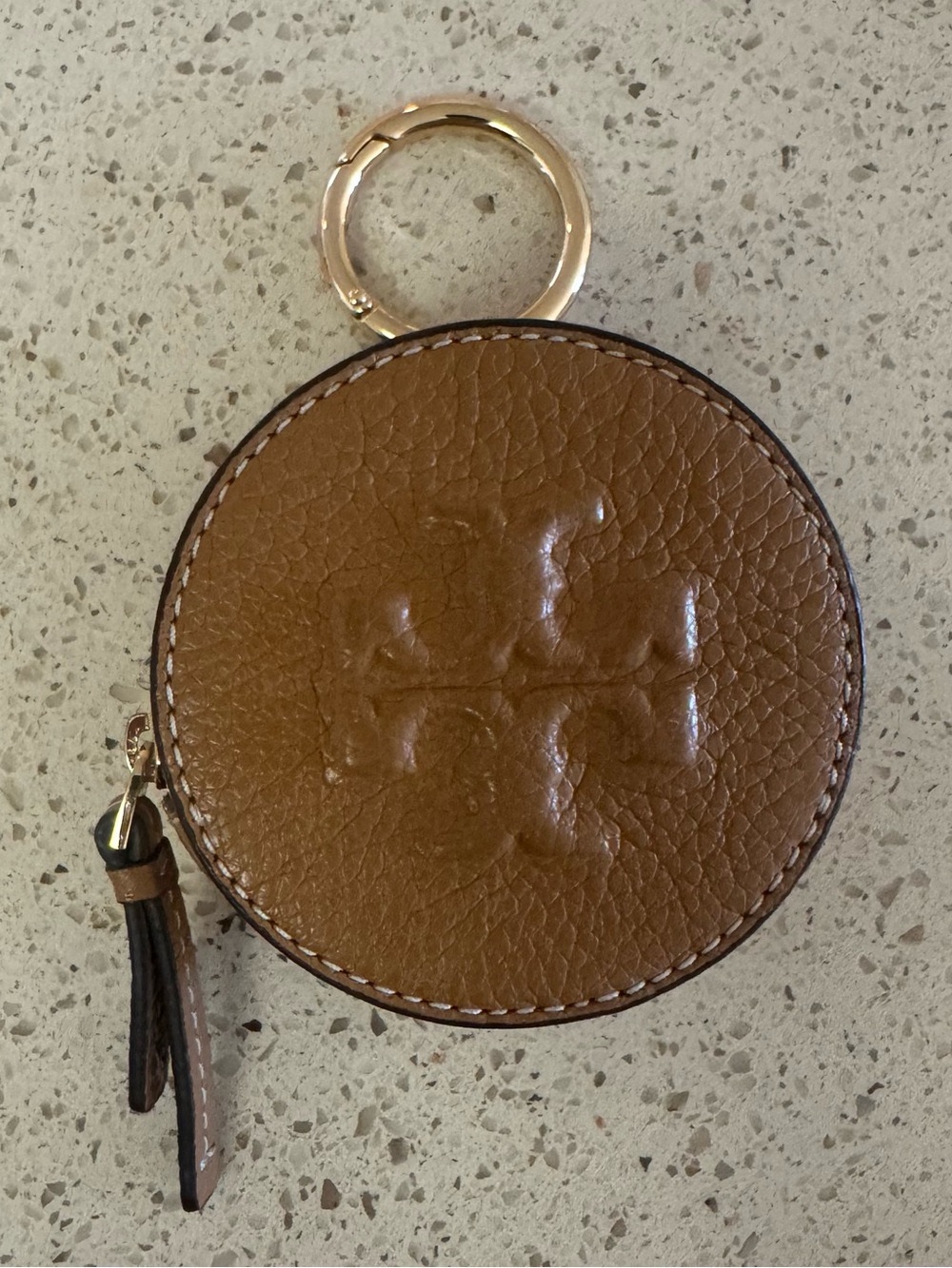 Tory Burch Thea Pebble Leather Coin Pouch
